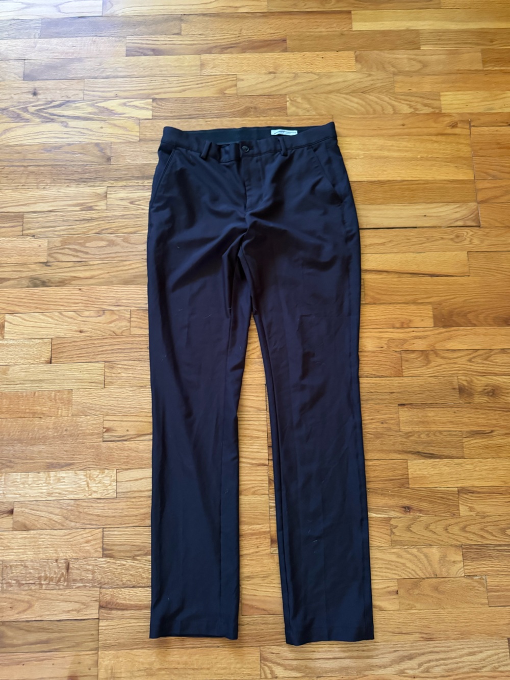 Greg Norman Collection Black Stretch Dress-Jogger Pants